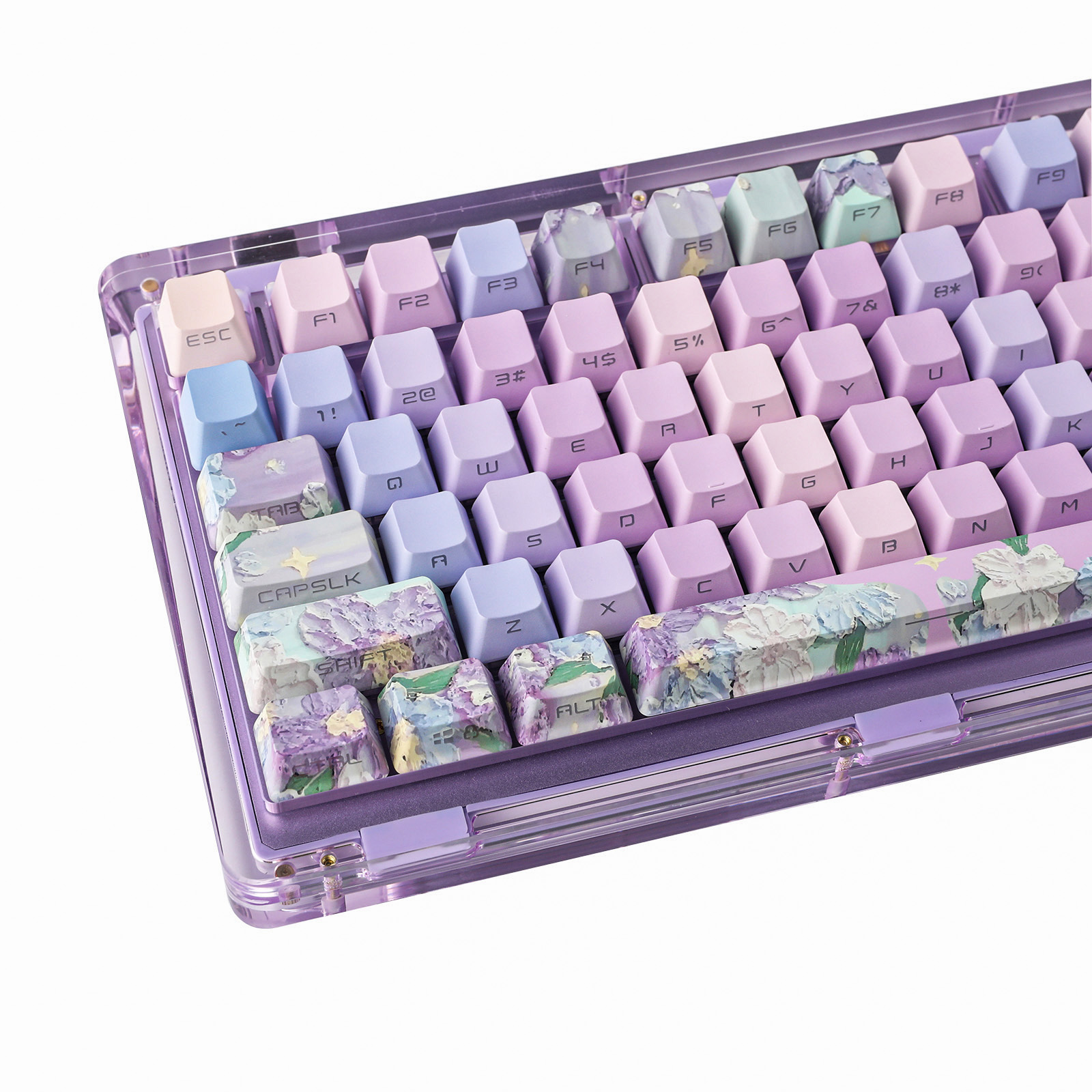 Juego de teclas violetas KiiBO - Gaming Accessories Aesthetic reseña y precio