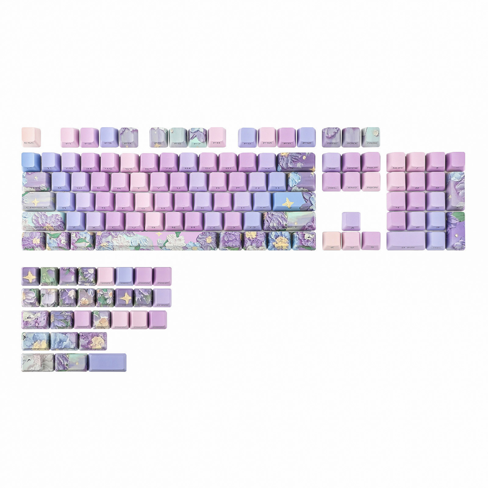 Juego de teclas KiiBOOM Violet - Gaming Accessories Aesthetic reseña y precio
