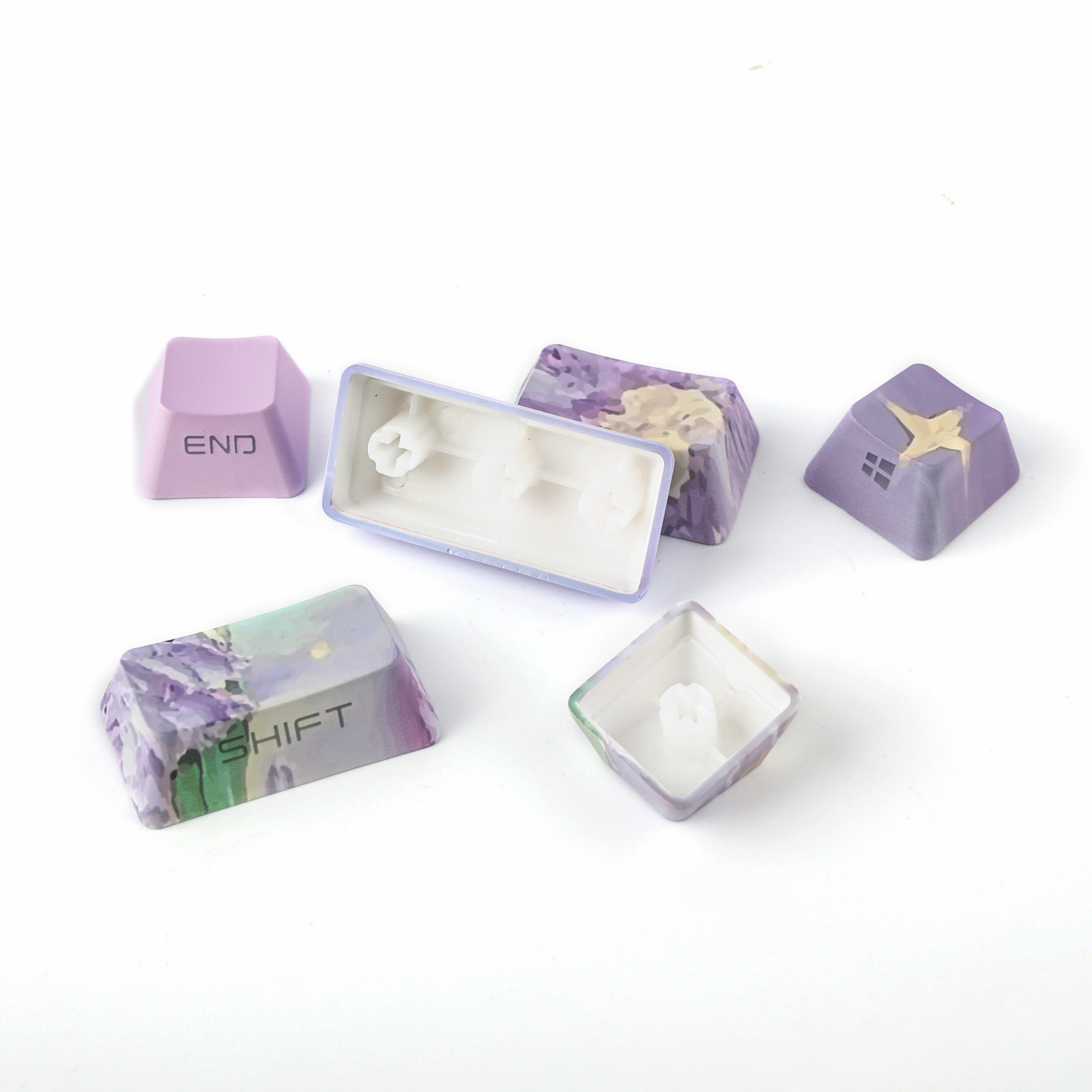 Juego de teclas KiiBOOM Violet - Gaming Accessories Aesthetic reseña y precio